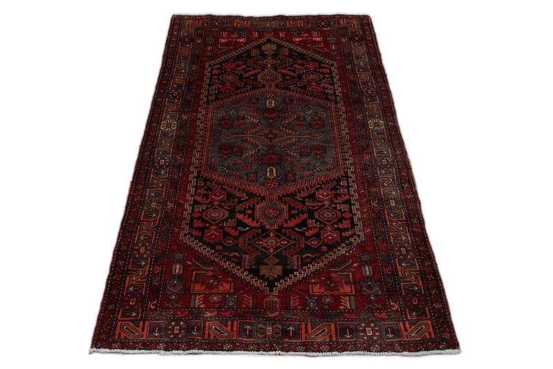 Håndknyttet Persisk Matte 151x278 cm - Mørkeblå/Rød - Tekstiler - Tepper & Matter - Orientalske tepper - Persisk matte