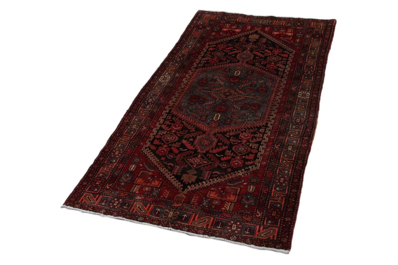 Håndknyttet Persisk Matte 151x278 cm - Mørkeblå/Rød - Tekstiler - Tepper & Matter - Orientalske tepper - Persisk matte