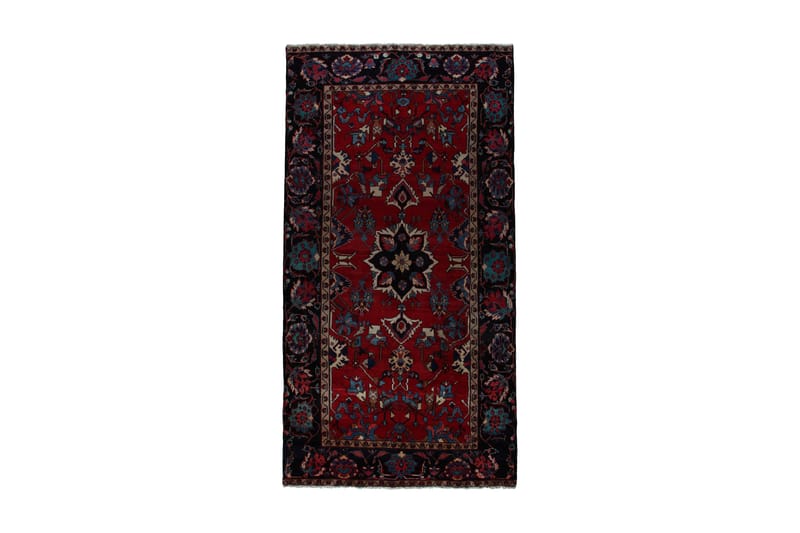 Håndknyttet Persisk Matte 160x313 cm Kelim - Rød/Mørkeblå - Tekstiler - Tepper & Matter - Orientalske tepper - Persisk matte