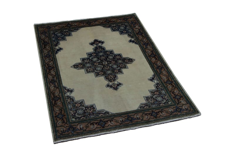 Håndknyttet Persisk Matte Varni 112x145 cm Kelim - Beige / Kobber - Tekstiler - Tepper & Matter - Orientalske tepper - Persisk matte