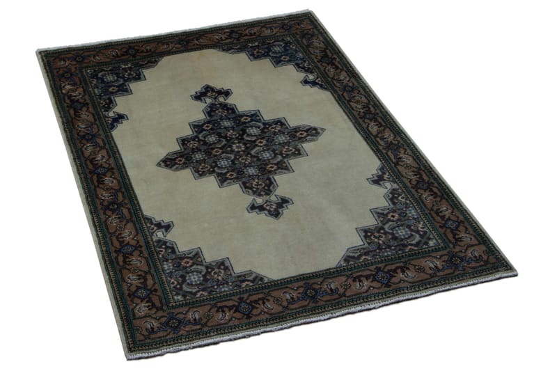 Håndknyttet Persisk Matte Varni 112x145 cm Kelim - Beige / Kobber - Tekstiler - Tepper & Matter - Orientalske tepper - Persisk matte