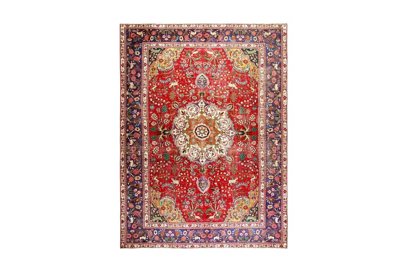 Håndknyttet Persisk Matte 249x336 cm Kelim - Rød/Mørkeblå - Tekstiler - Tepper & Matter - Orientalske tepper - Persisk matte