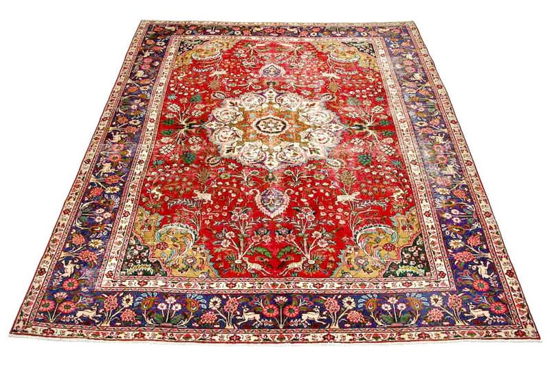 Håndknyttet Persisk Matte 249x336 cm Kelim - Rød/Mørkeblå - Tekstiler - Tepper & Matter - Orientalske tepper - Persisk matte