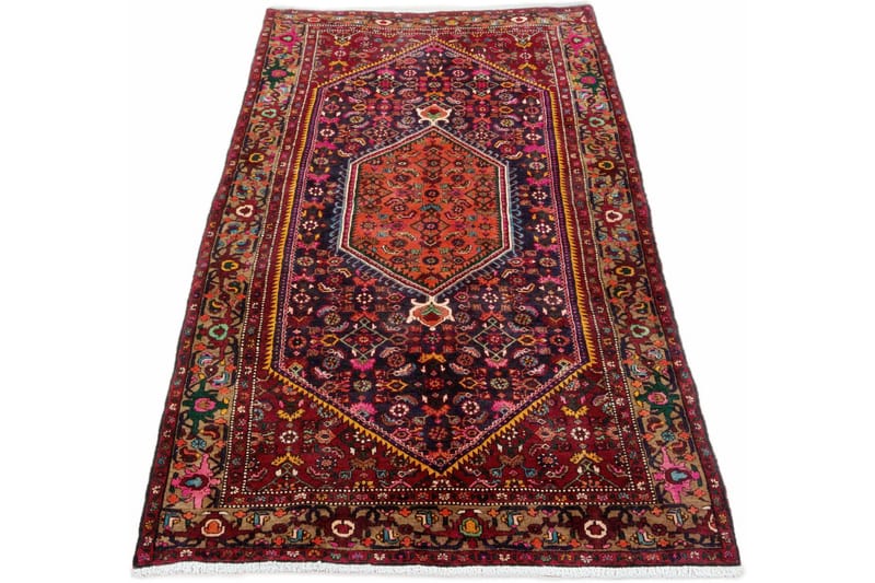 Håndknyttet Persisk Matte 161x310 cm - Rød/Mørkeblå - Tekstiler - Tepper & Matter - Orientalske tepper - Persisk matte