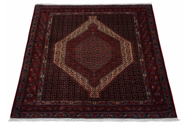 Håndknyttet Persisk Matte 127x164 cm Kelim - Rød / Beige - Tekstiler - Tepper & Matter - Orientalske tepper - Persisk matte