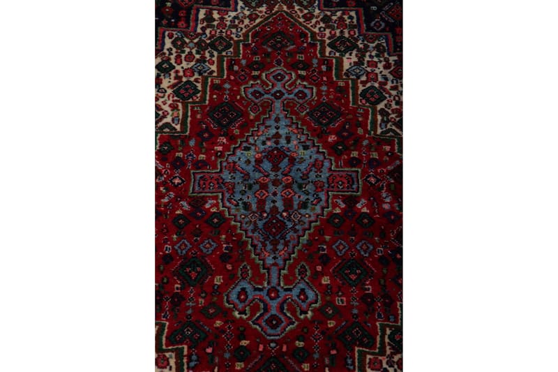 Håndknyttet Persisk Matte 132x181 cm - Mørkeblå/Rød - Tekstiler - Tepper & Matter - Orientalske tepper - Persisk matte