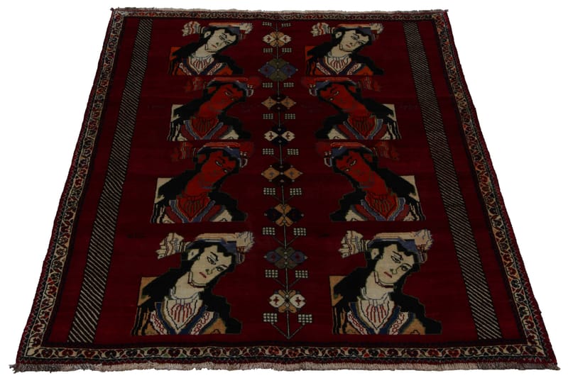 Håndknyttet Persisk Matte Varni 166x201 cm Kelim - Beige - Tekstiler - Tepper & Matter - Orientalske tepper - Persisk matte