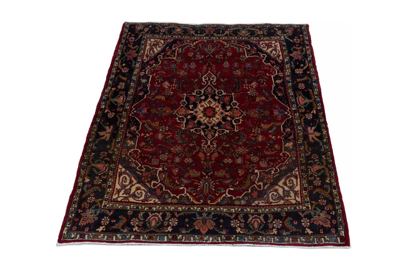 Håndknyttet Persisk Matte 143x220 cm Kelim - Rød/Mørkeblå - Tekstiler - Tepper & Matter - Orientalske tepper - Persisk matte