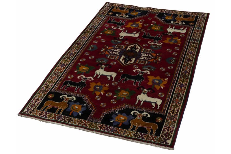 Håndknyttet Persisk Matte Varni 103x141 cm Kelim - Rød / Beige - Tekstiler - Tepper & Matter - Orientalske tepper - Persisk matte