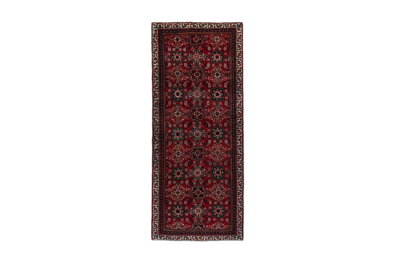 Håndknyttet Persisk Matte 113x289 cm - Rød / Beige - Tekstiler - Tepper & Matter - Orientalske tepper - Persisk matte