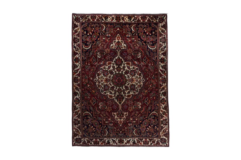 Håndknyttet Persisk Matte 217x307 cm - Rød / Beige - Tekstiler - Tepper & Matter - Orientalske tepper - Persisk matte