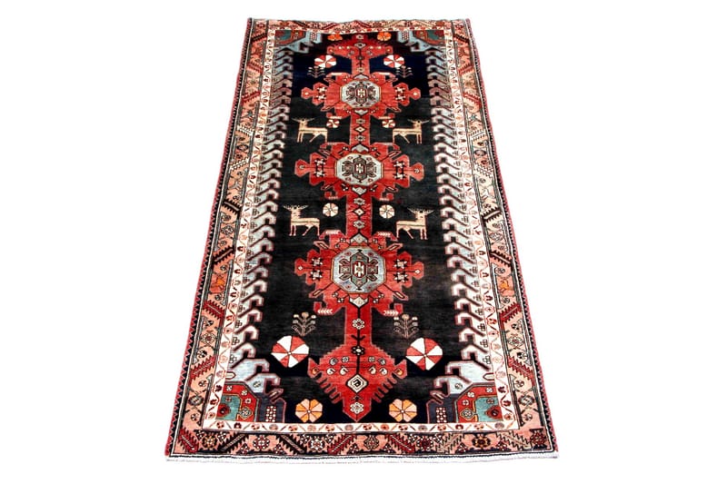 Håndknyttet Persisk Matte 152x343 cm - Mørkeblå/Kobber - Tekstiler - Tepper & Matter - Orientalske tepper - Persisk matte