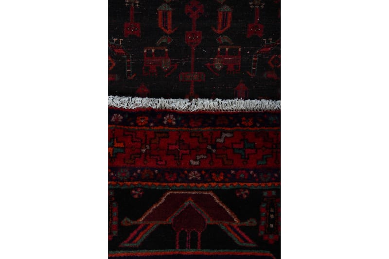 Håndknyttet Persisk Matte 152x377 cm - Mørkeblå/Rød - Tekstiler - Tepper & Matter - Orientalske tepper - Persisk matte