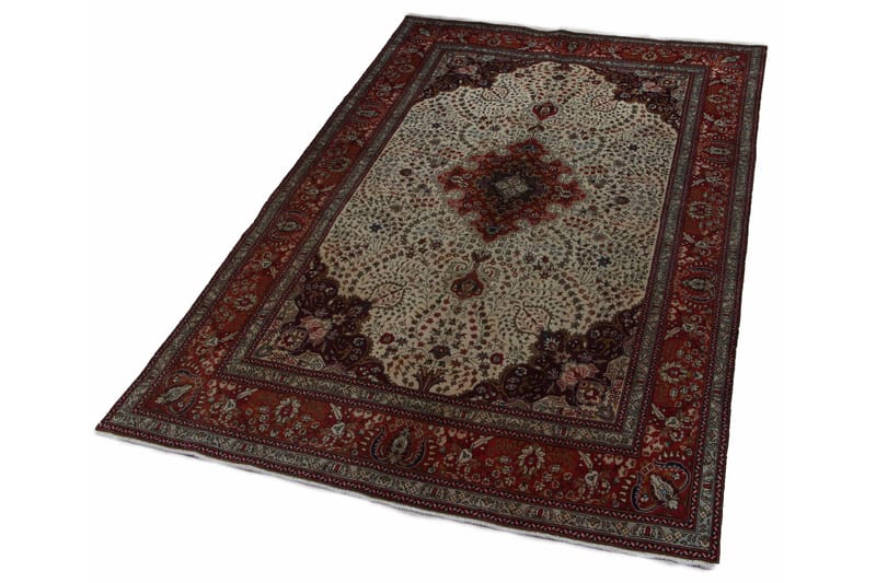 Håndknyttet Persisk Matte Varni 108x142 cm Kelim - Beige / Kobber - Tekstiler - Tepper & Matter - Orientalske tepper - Persisk matte