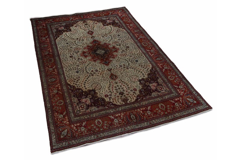 Håndknyttet Persisk Matte Varni 108x142 cm Kelim - Beige / Kobber - Tekstiler - Tepper & Matter - Orientalske tepper - Persisk matte