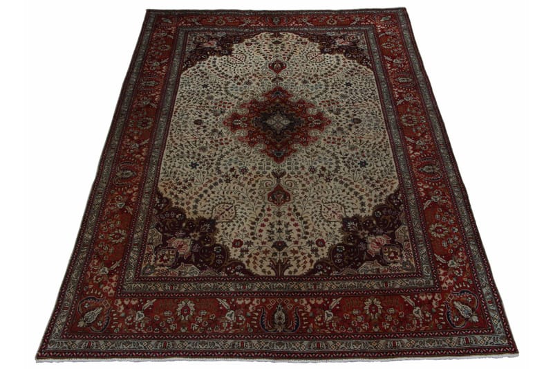 Håndknyttet Persisk Matte Varni 108x142 cm Kelim - Beige / Kobber - Tekstiler - Tepper & Matter - Orientalske tepper - Persisk matte