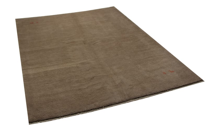 Håndknyttet Persisk Ullmatte 206x280 cm Gabbeh Shiraz - Mørkebeige - Tekstiler - Tepper & Matter - Orientalske tepper - Persisk matte