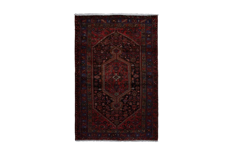 Håndknyttet Persisk Matte 154x235 cm - Mørkeblå/Rød - Tekstiler - Tepper & Matter - Orientalske tepper - Persisk matte