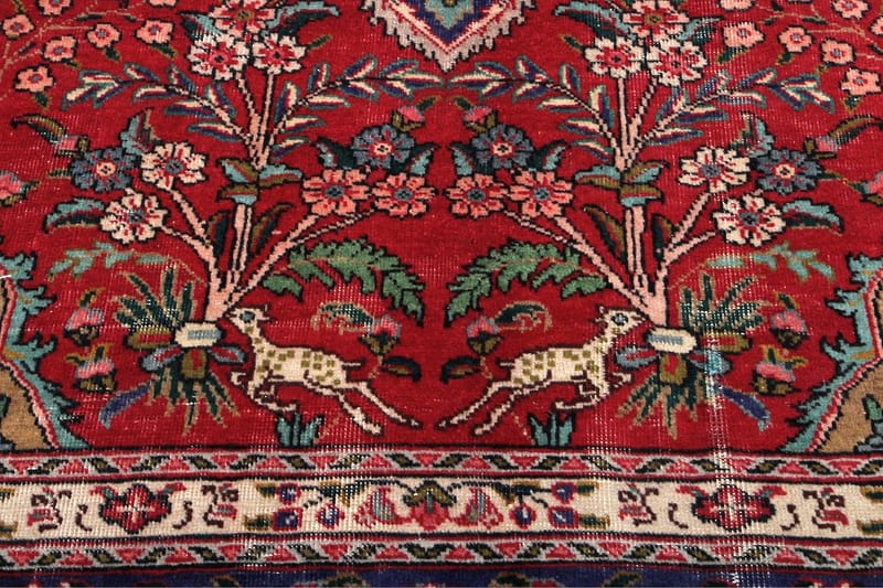 Håndknyttet Persisk Patchworkmatte 245x347 cm Kelim - Rød/Mørkeblå - Tekstiler - Tepper & Matter - Orientalske tepper - Persisk matte