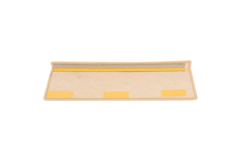 Selvklebende trappematter sisal-utseende 15 stk 65x25 cm - Beige - Tekstiler - Tepper & Matter - Spesialmatte - Trappetepper