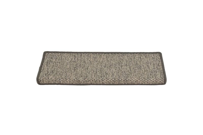 Selvklebende trappematter sisal 15 stk 65x25 cm - Beige - Tekstiler - Tepper & Matter - Spesialmatte - Trappetepper