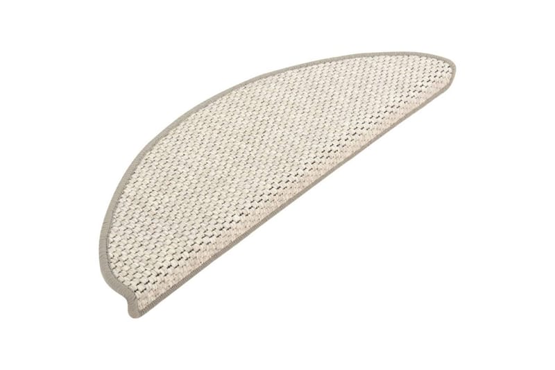 Selvklebende trappematter sisal-utseende 15 stk 65x25 cm - Beige - Tekstiler - Tepper & Matter - Spesialmatte - Trappetepper