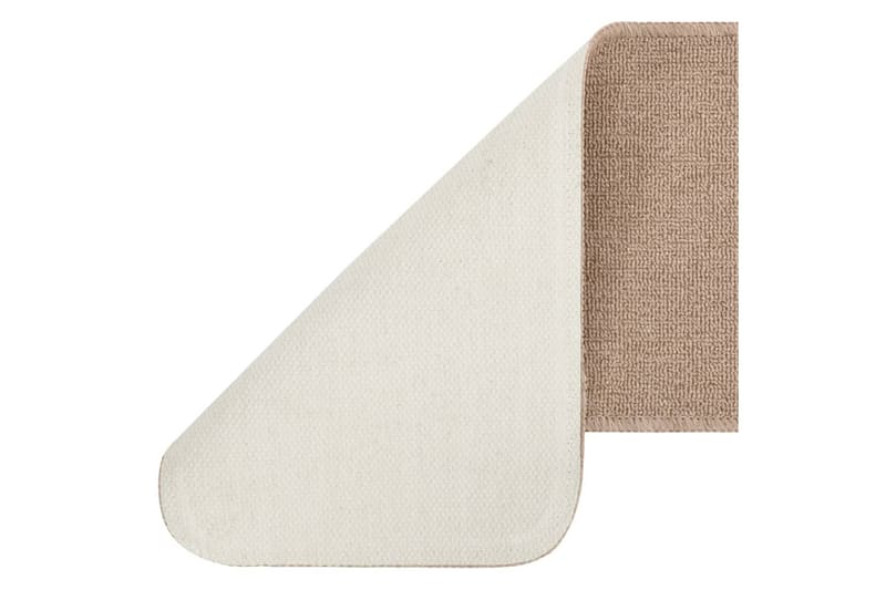 Trappematter 15 stk 60x25 cm beige sklisikker - Beige - Tekstiler - Tepper & Matter - Spesialmatte - Trappetepper