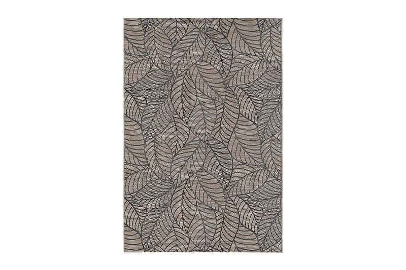 Verona Leaves Utendørsmatte 160x230 cm - Linnebeige - Tekstiler - Tepper & Matter - Store tepper