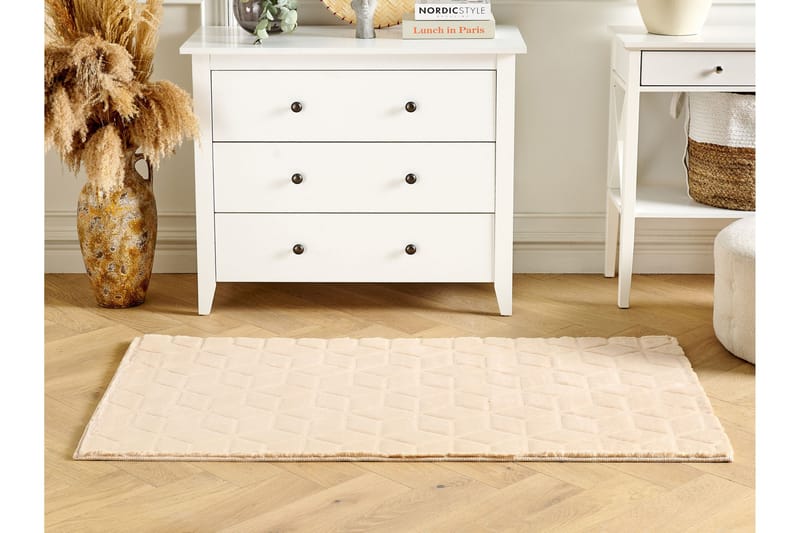 Thatta Skinnteppe 80x150 cm - Beige - Skinn & pelstepper