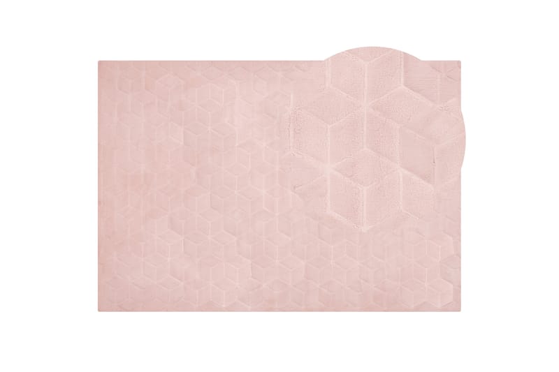 Thatta Skinnteppe 80x150 cm - Rosa - Tekstiler - Tepper & Matter - Skinn & pelstepper