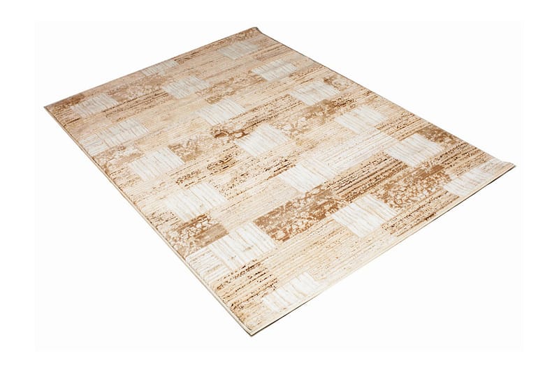 Theodor Square Matte 140x190 cm - Beige/Brun - Tepper & Matter