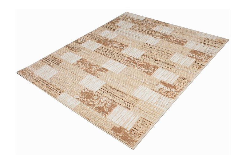 Theodor Square Matte 140x190 cm - Beige/Brun - Tepper & Matter