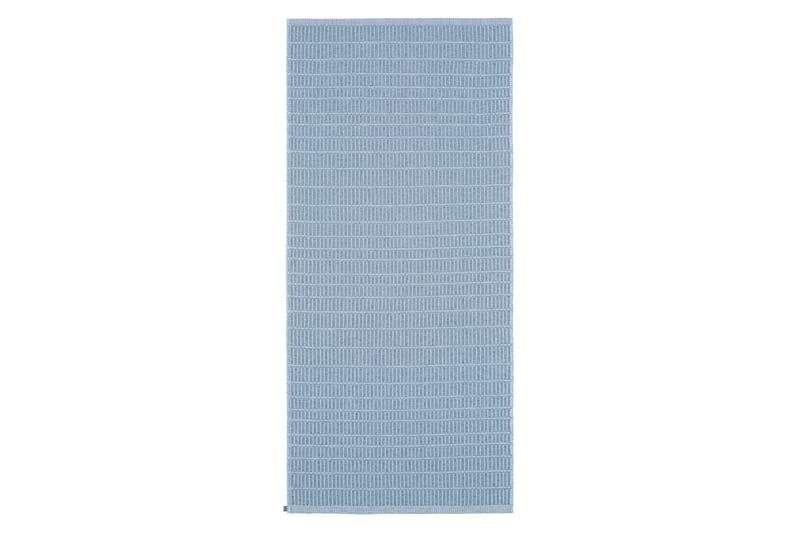 Mai Plastteppe 70x350 cm Blå - Horredsmattan - Kjøkkenmatte - Gummiert tepper - Plastmatte balkong - Plasttepper - Små tepper - Mønstrede tepper - Store tepper - Hall matte - Balkongmatte - Håndvevde tepper