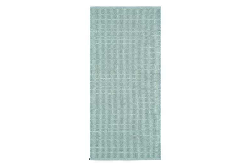 Mai Plastteppe 70x350 cm Blå - Horredsmattan - Kjøkkenmatte - Gummiert tepper - Plastmatte balkong - Plasttepper - Små tepper - Mønstrede tepper - Store tepper - Hall matte - Balkongmatte - Håndvevde tepper