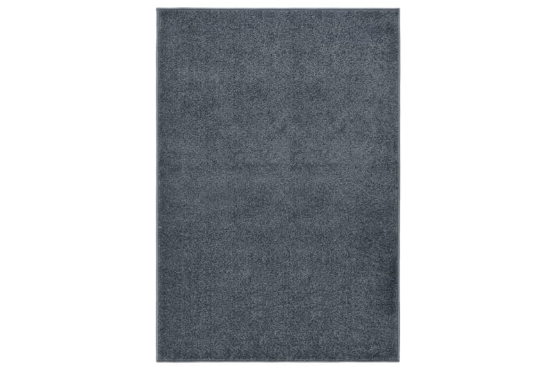 Teppe med kort luv 200x290 cm antrasitt - Antrasittgrå - Kjøkkenmatte - Gummiert tepper - Plastmatte balkong - Plasttepper - Små tepper - Mønstrede tepper - Store tepper - Hall matte - Balkongmatte - Håndvevde tepper