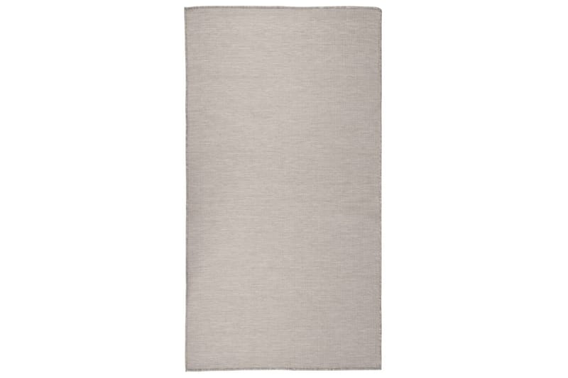 Utendørs flatvevd teppe 80x150 cm gråbrun - Taupe - Tekstiler - Tepper & Matter - Utendørstepper